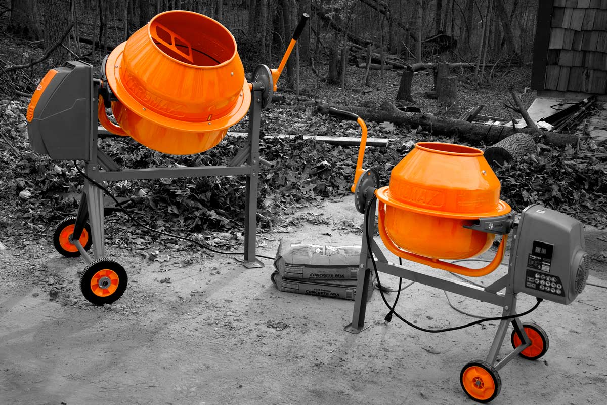YARDMAX Concrete Mixers, Portable, Heavy Duty, 3 sizes available