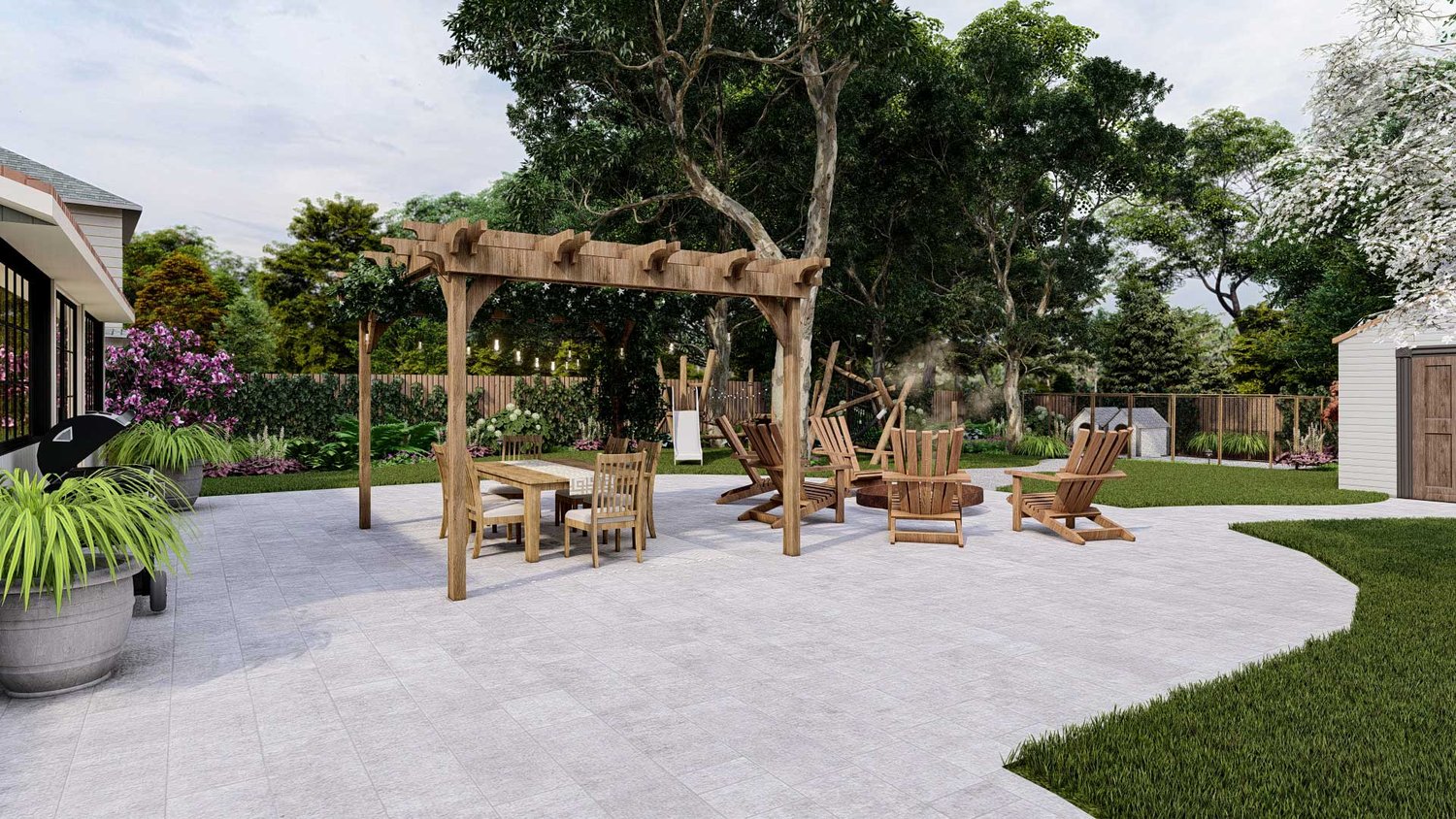Residential Landscape Design & Build in Potomac, MD Yardzen