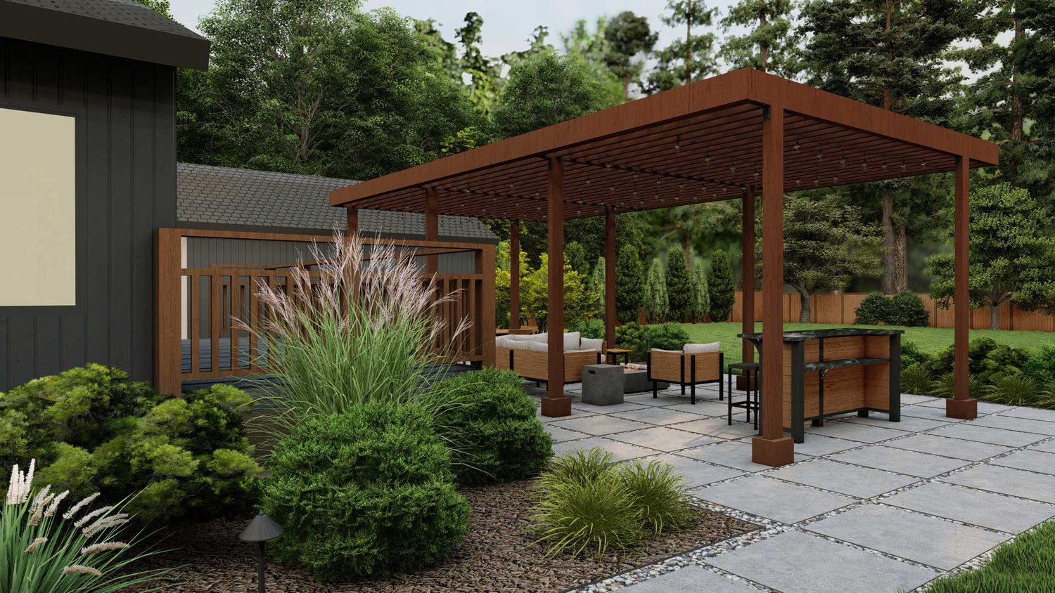 Residential Landscape Design & Build in WA Yardzen