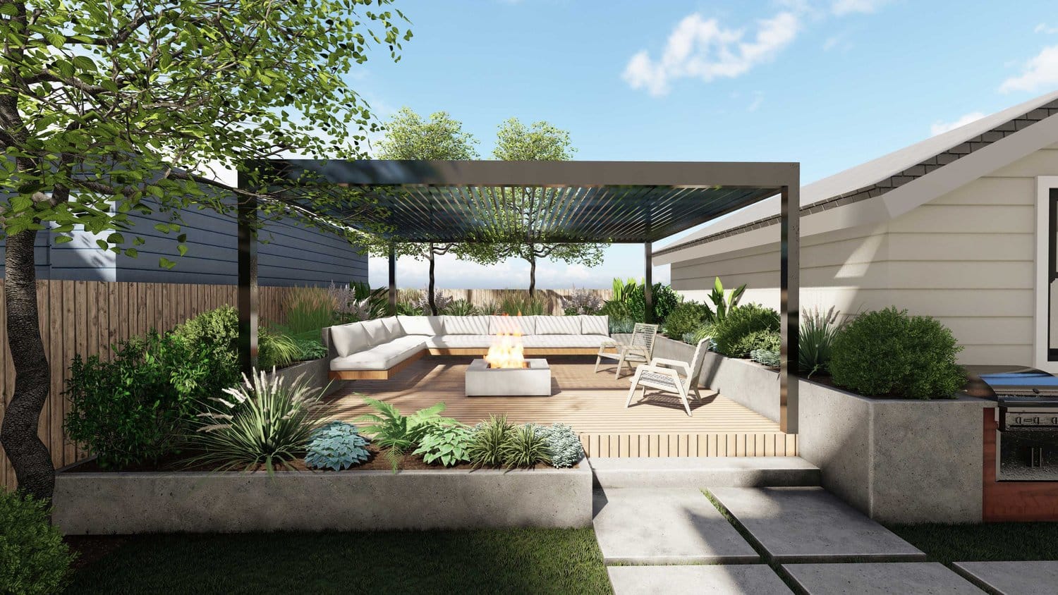 Residential Landscape Design & Build in WA Yardzen