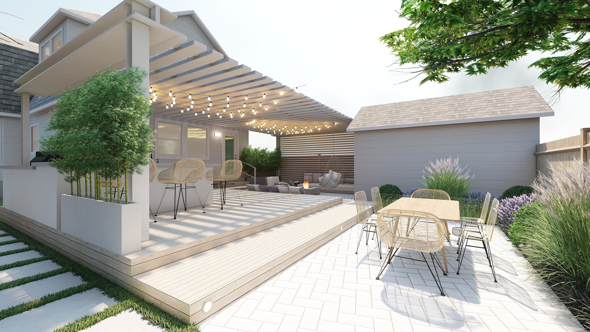 Example Yardzen Landscape Designs Yardzen