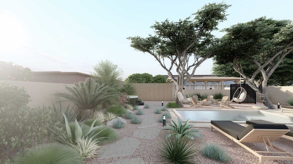 Residential Landscape Design & Build for Tucson, AZ Yardzen