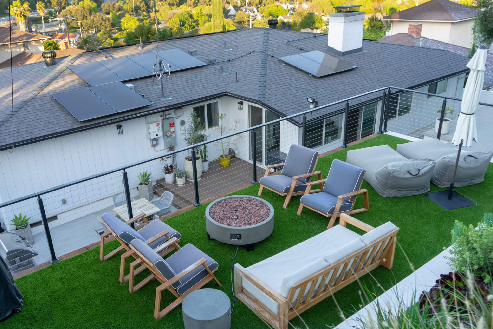 Steeply Sloped Yard Transformed by Yardzen Yardzen