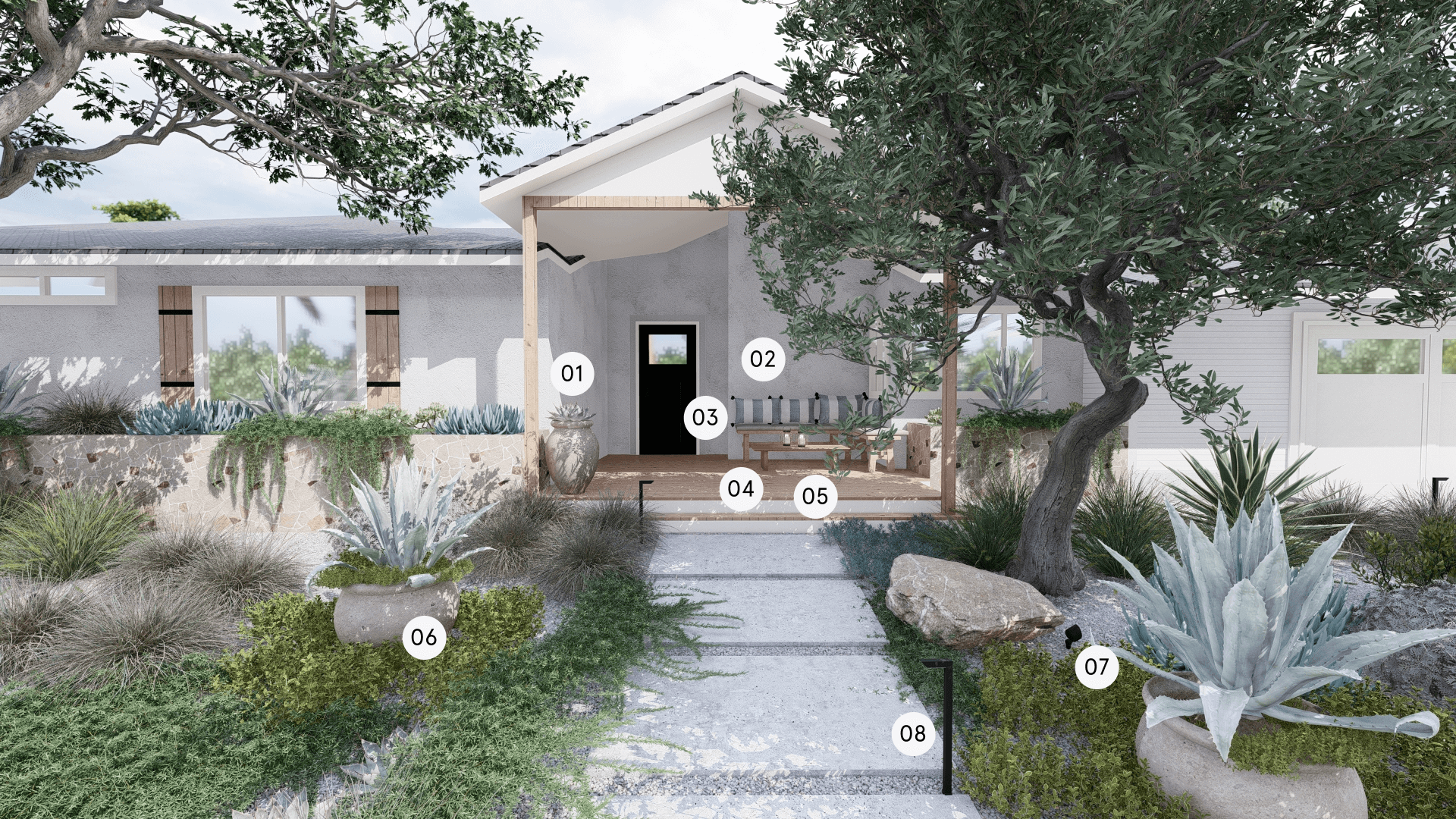Shop The Look of This Luxurious California Yard Yardzen
