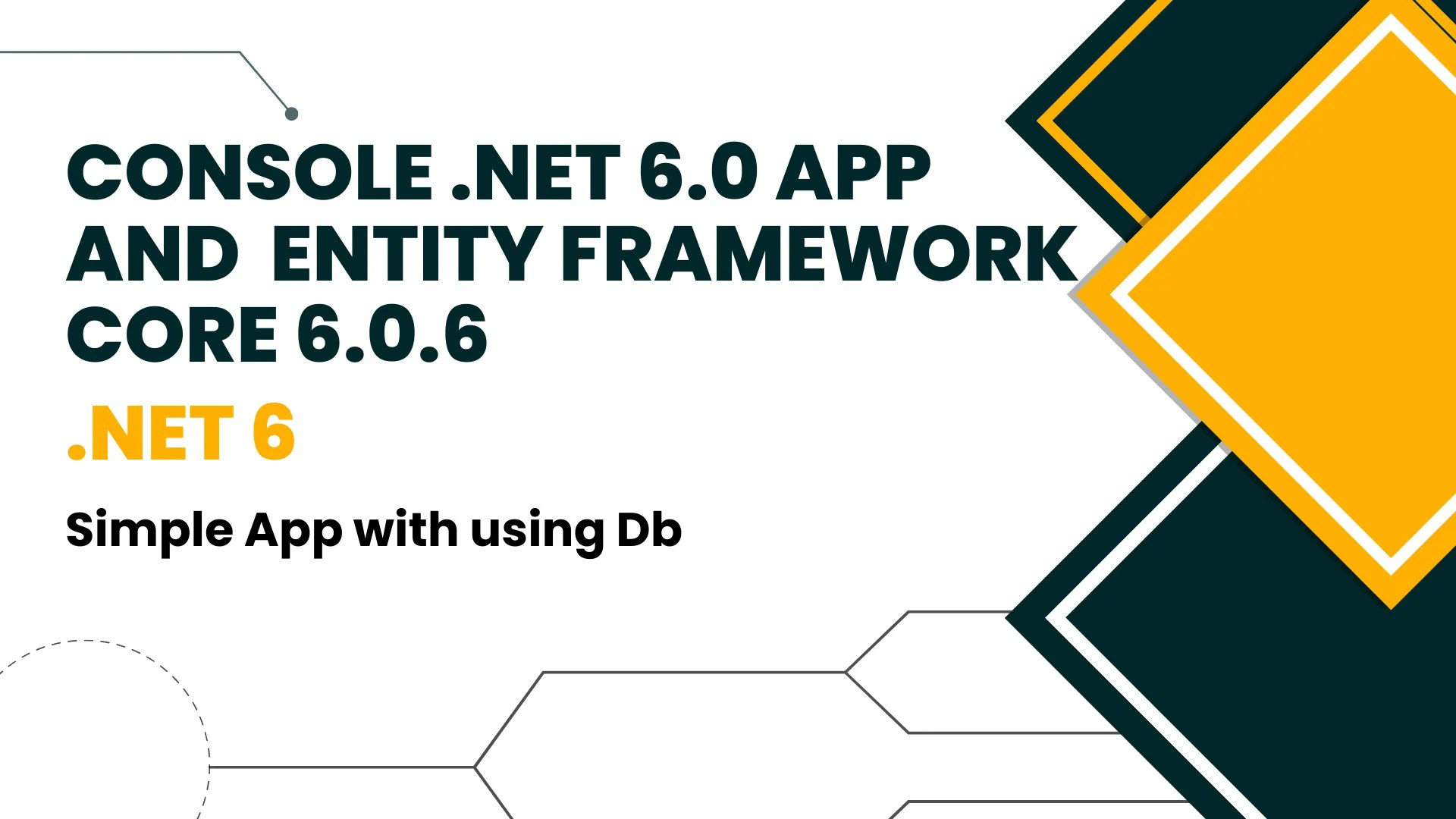 Entity Framework 6.0.6 and 6 Console Application Example