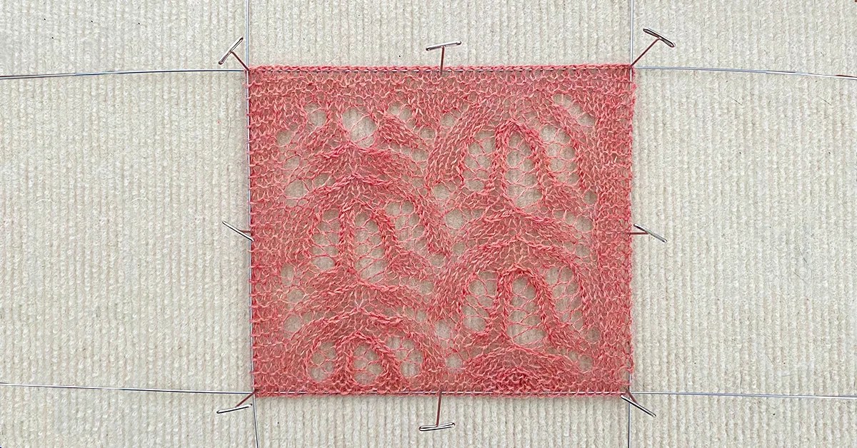 Lace Knitting Tips Blocking Yarnalia