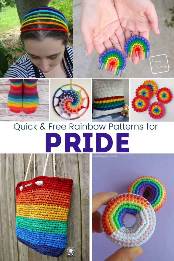 13 Quick & Free PRIDE Crochet Patterns Yarn and Sh!t