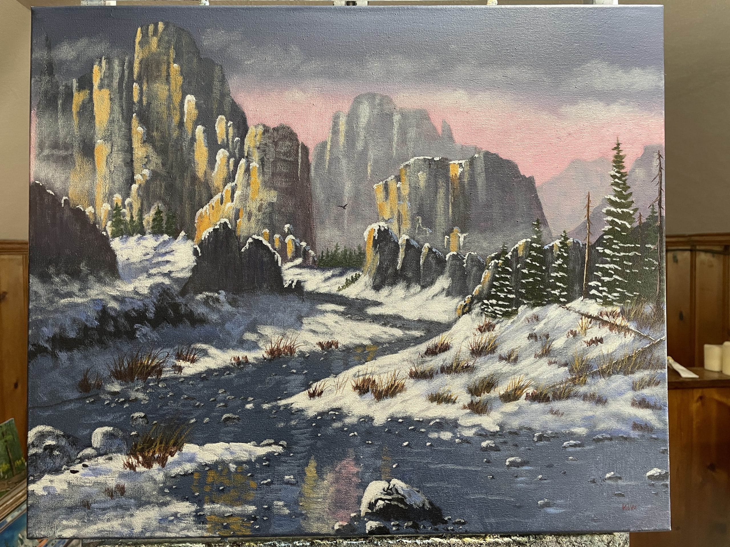 Southwest Painting 01 Yarnell School