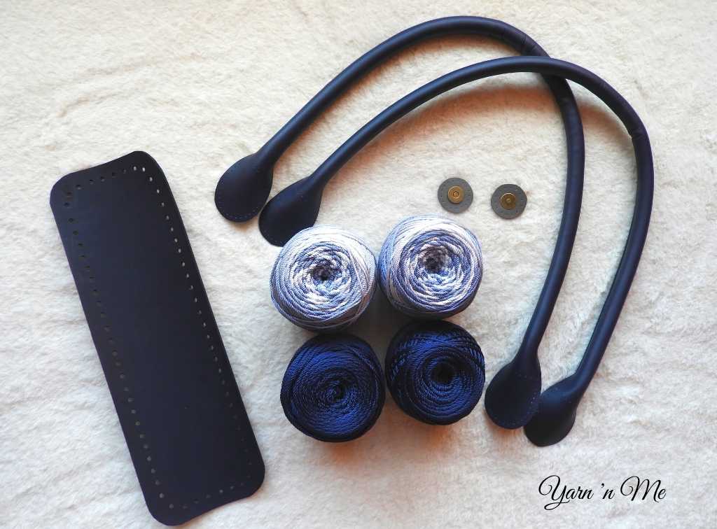 Crochet Bag with leather base How to crochet with the base the