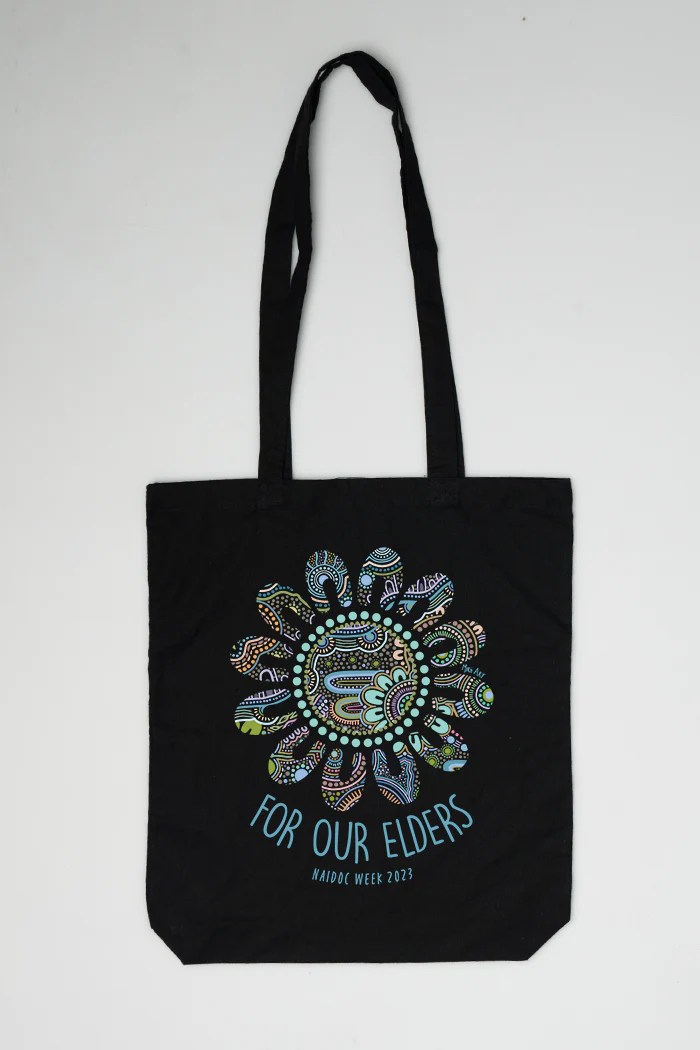 Aboriginal Art NAIDOC 2023 Tote Bag C.T.G.B.B Yarn Marketplace