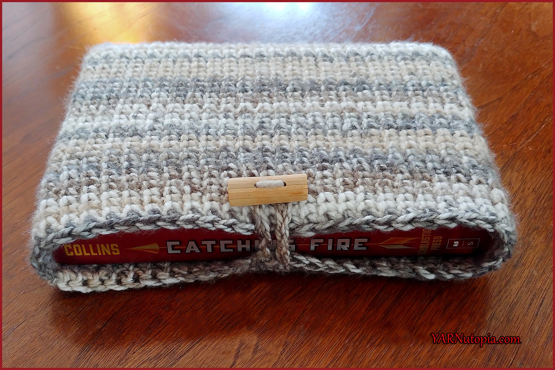 FREE Written Crochet Pattern Book Sleeve YARNutopia & More