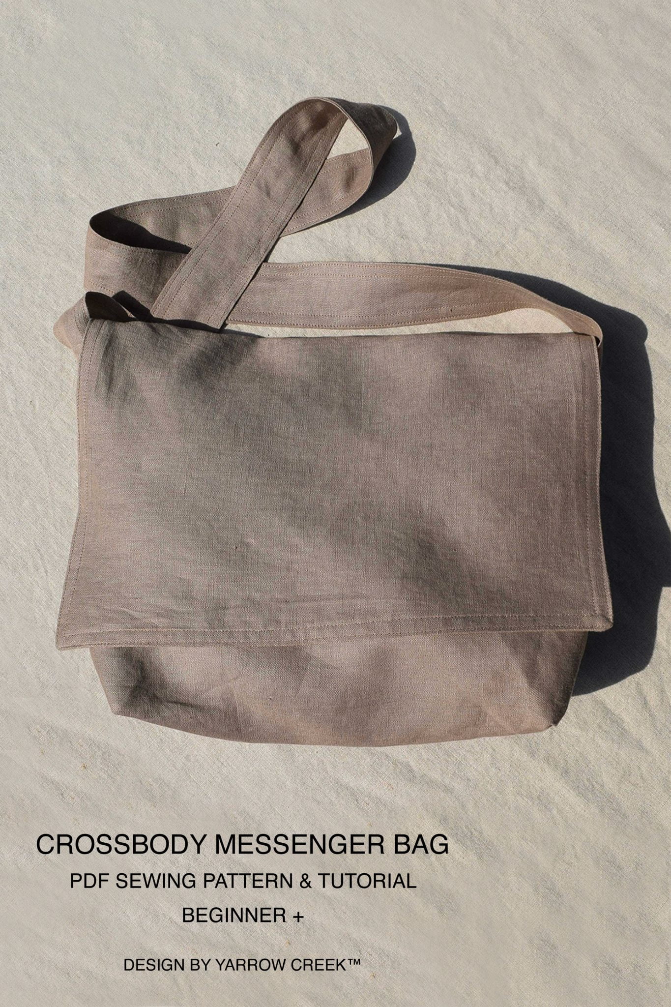 Crossbody Messenger Bag PDF Pattern