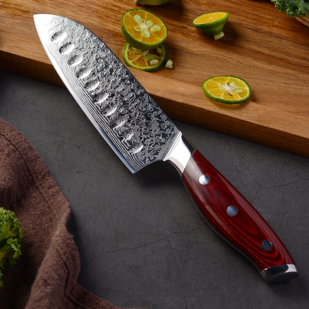Santoku Knife 5 Inch AllPurpose Kitchen Knife Yashka Designs