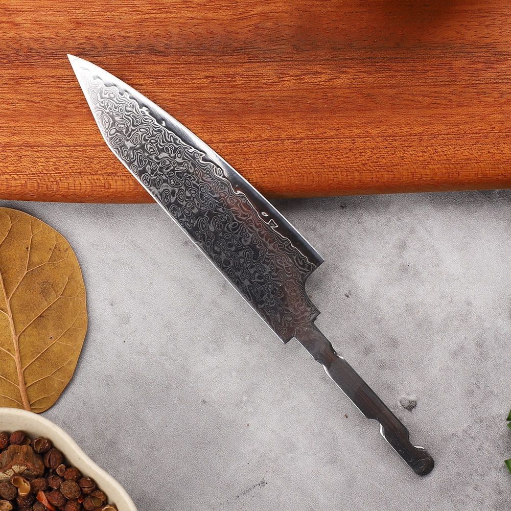 Chef's Knife Blank 3.3 Inch Petty Paring Knife Blade Hidden Tang Knife