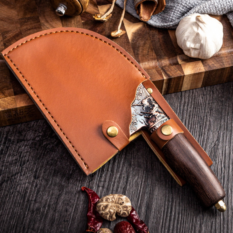 Handmade Chinese Cleaver Butcher Kitchen Home Tool Free Shipping