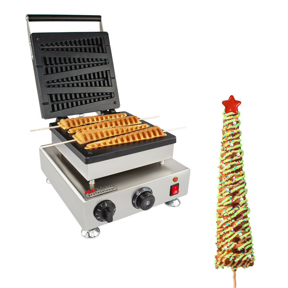 ALDKitchen Corn Dog Waffle Maker For Commercial Use Hotdog Waffles On A