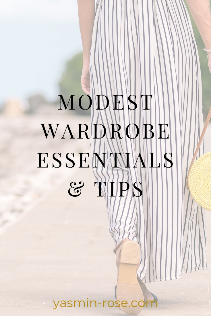 Modest Wardrobe Essentials and tips Yasmin Rose