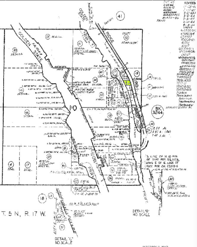 Land for sale with 2.3 million car traffic exposure per month Castaic