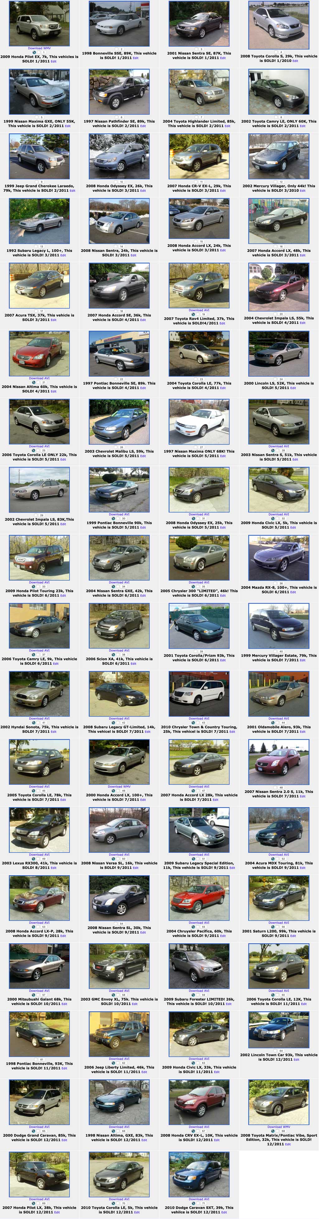 Sold 2011 Yates Auto Service