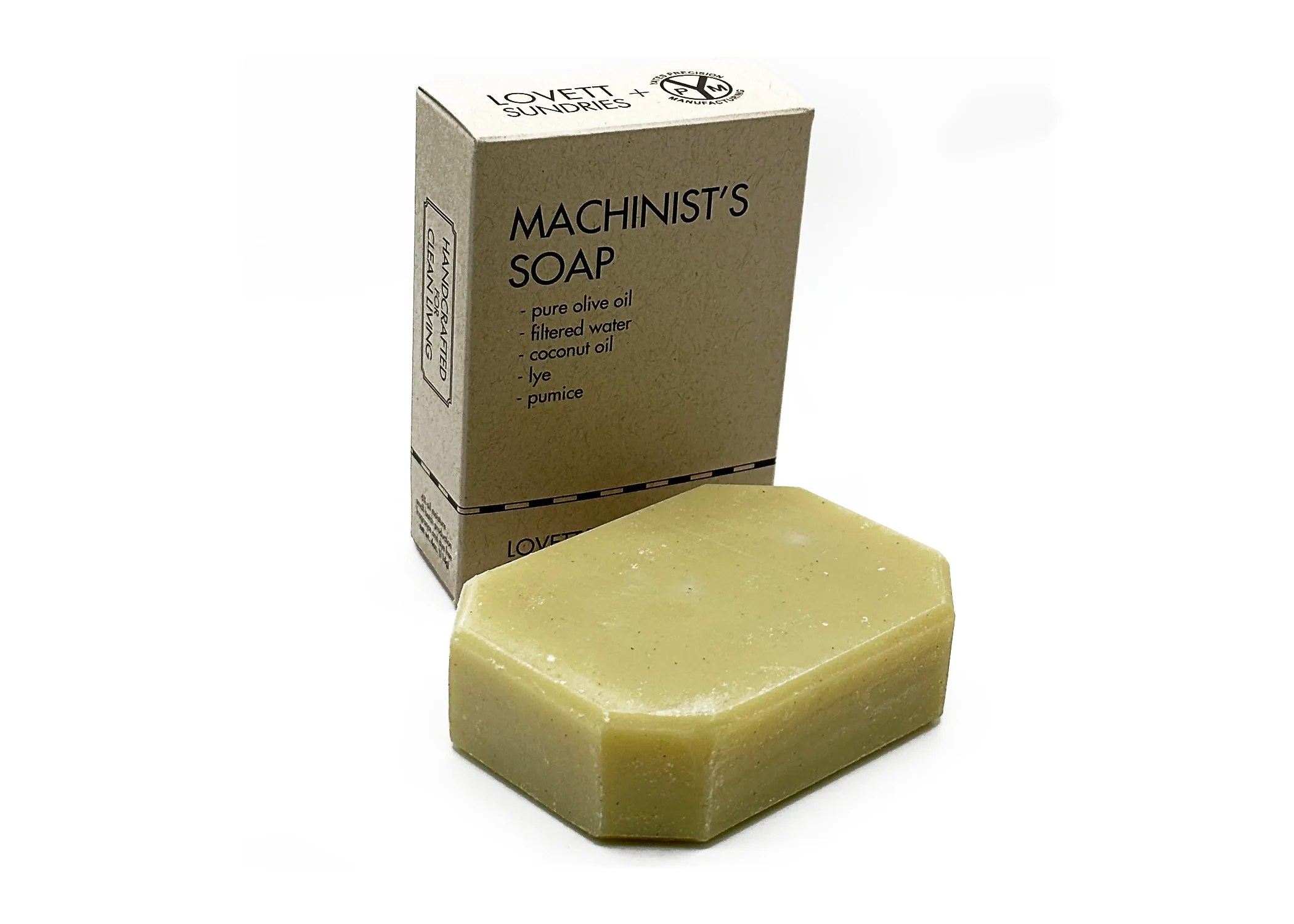 Machinist's Soap Natural Abrasive Scrubbing Soap Yates Precision