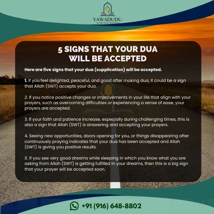 5 Signs That Your Dua Will Be Accepted or Not