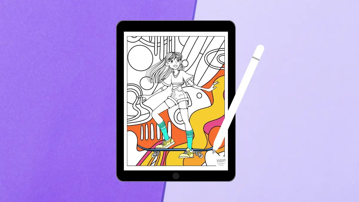 How to Color Any Coloring Page in Procreate