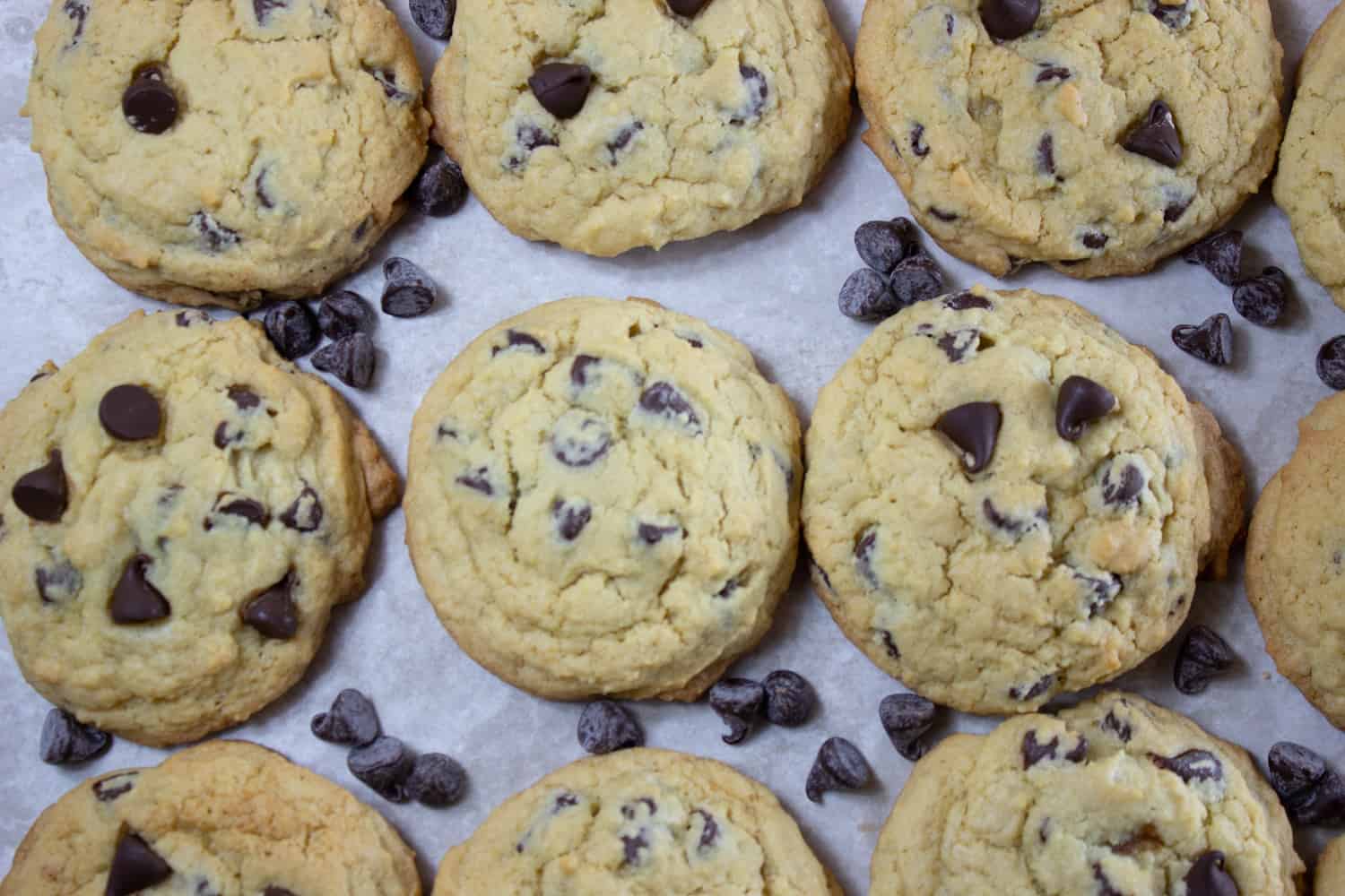Crackle Top Chocolate Chip Cookies Yay Kosher Quick and Easy