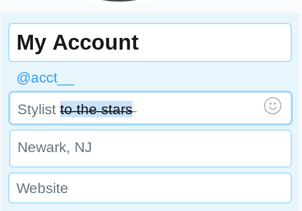 How do I strikethrough text on Twitter?