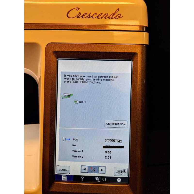 Baby Lock Crescendo Deluxe Sewing and Quilting Machine For Sale