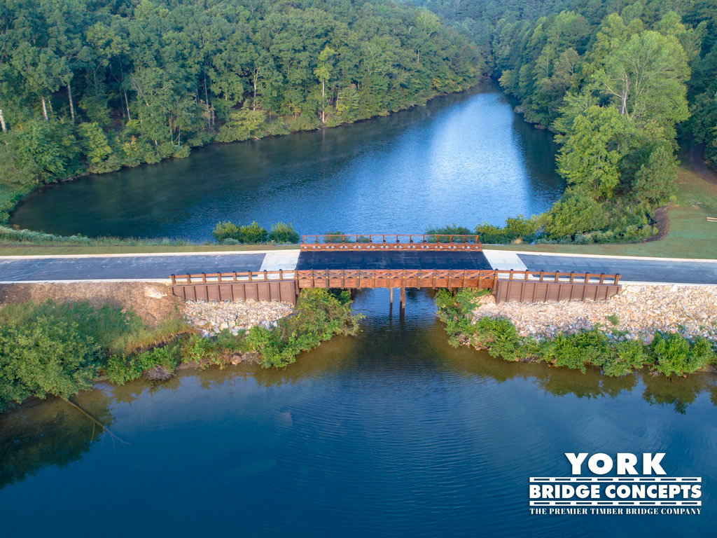 Lake Arrowhead Timber Vehicular Bridge in Waleska, GA YBC
