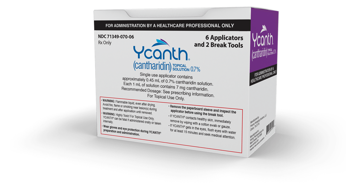 Cost and Savings YCANTH® (cantharidin) 0.7 topical solution