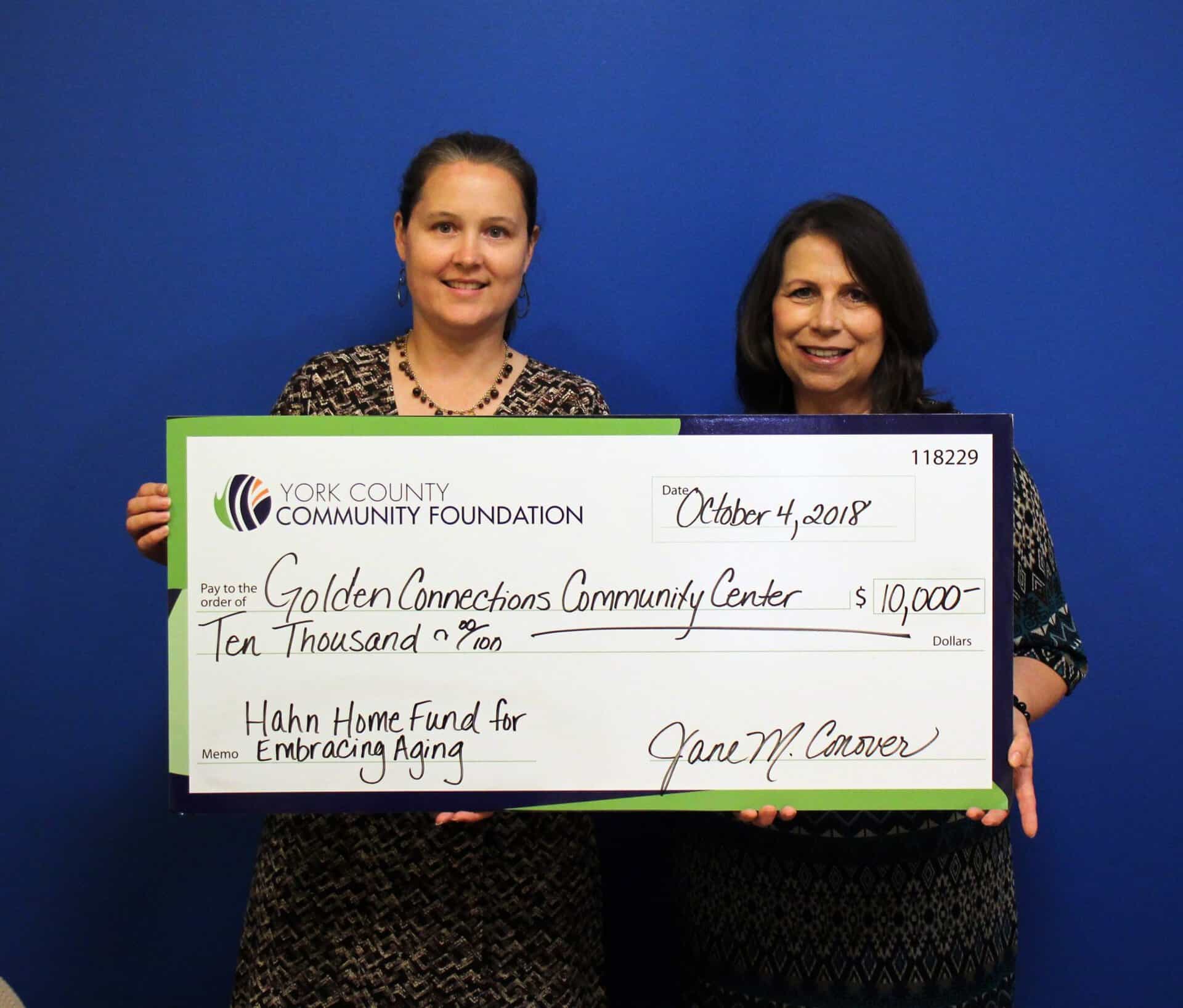 Embracing Aging Fund Awards Grants YCCF York, PA