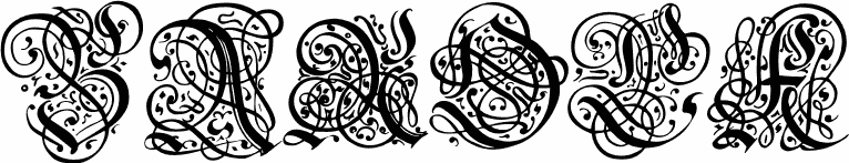 Barock Schriftart