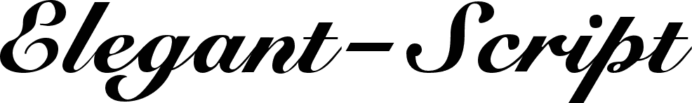 ElegantScript font
