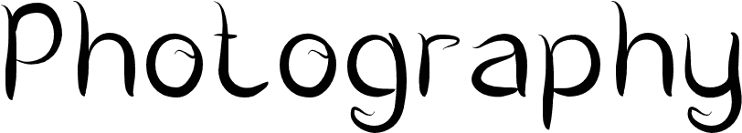 Photography font