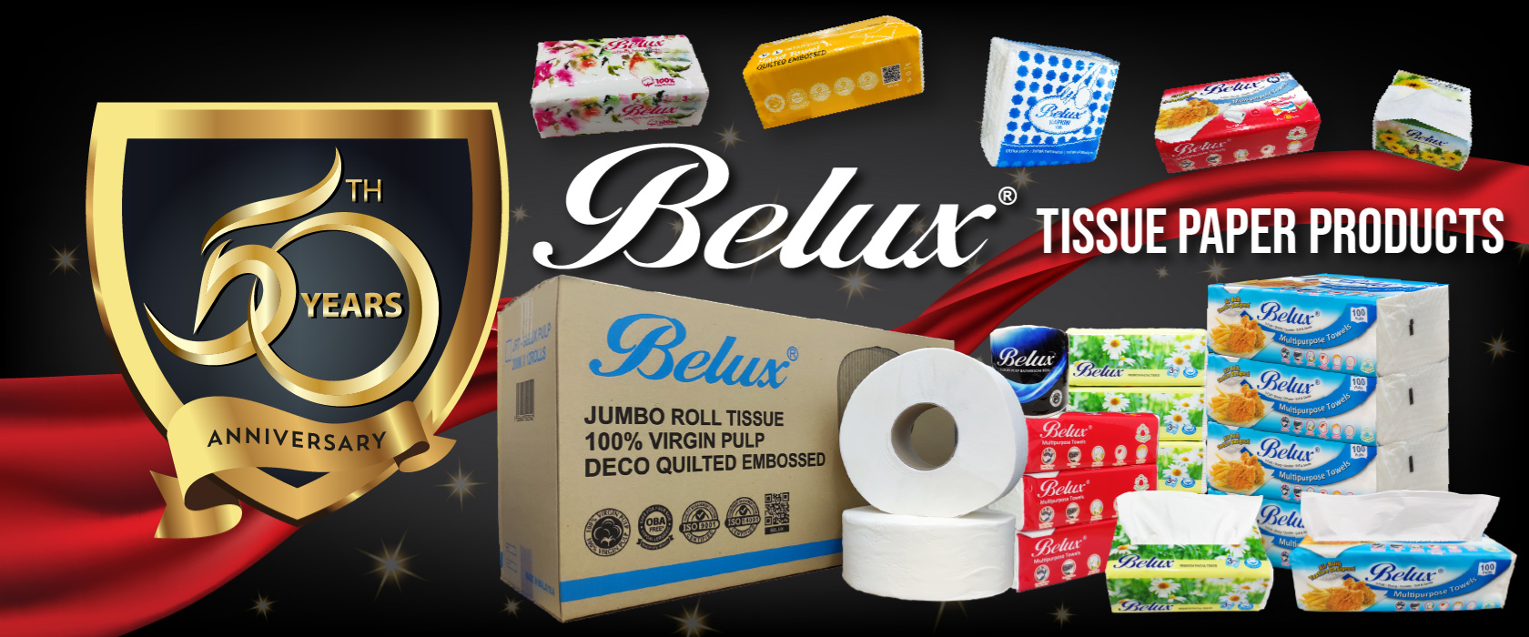 Belux Yeong Chaur Shing Paper Mill Sdn Bhd Toilet tissue