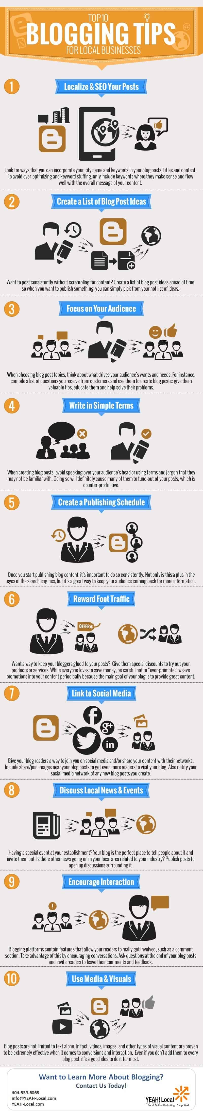 10 Highly Effective Blogging Tips for Local Businesses