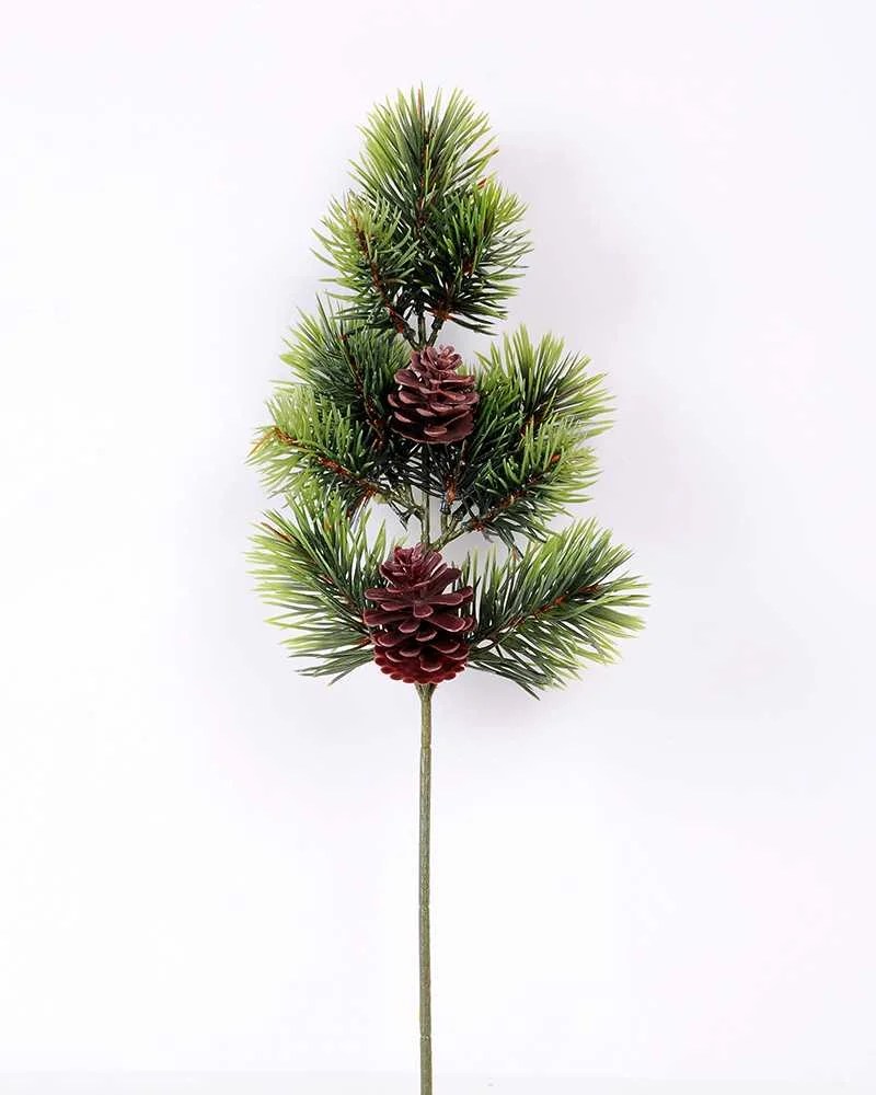 20*48CM Pine needle & plastic pine cone GS3270196 Silk Flowers