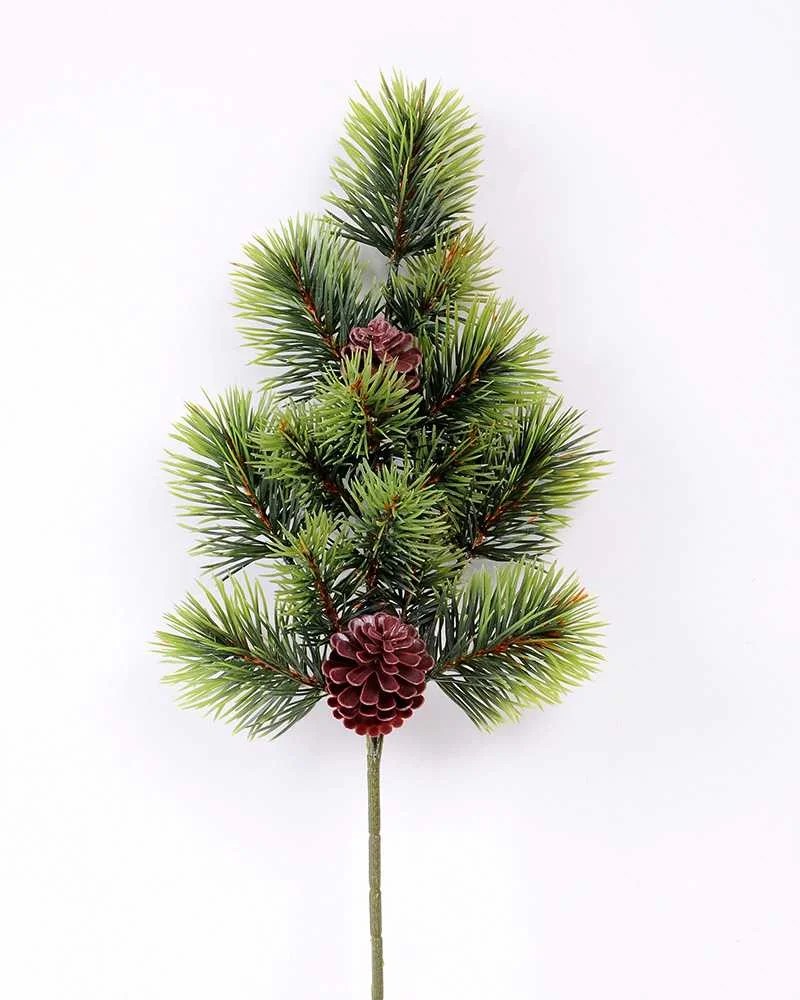 20*50CM Pine needle & plastic pine cone GS3270195 Silk Flowers