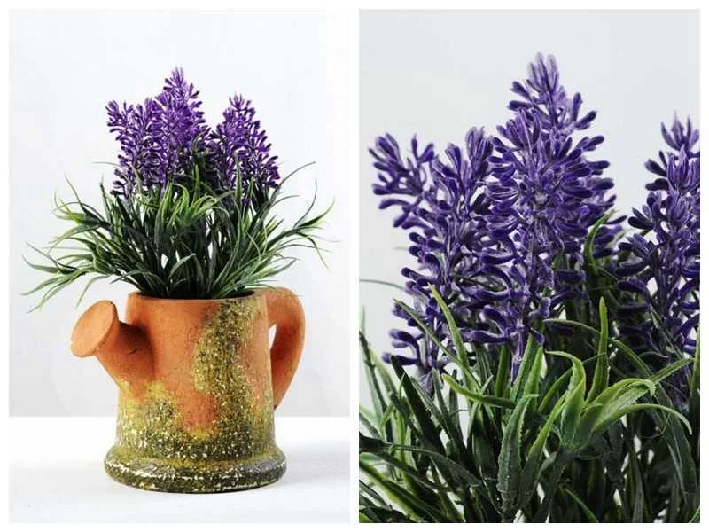 Our customers sell our artificial flower lavender potted