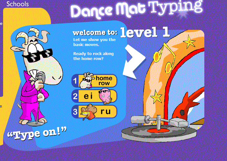 dance mat typing The Year 4 at Bearwood Blog