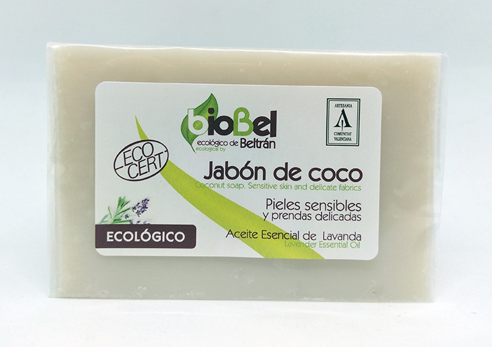 Jabón coco ecológico 240g, BioBel Yebio