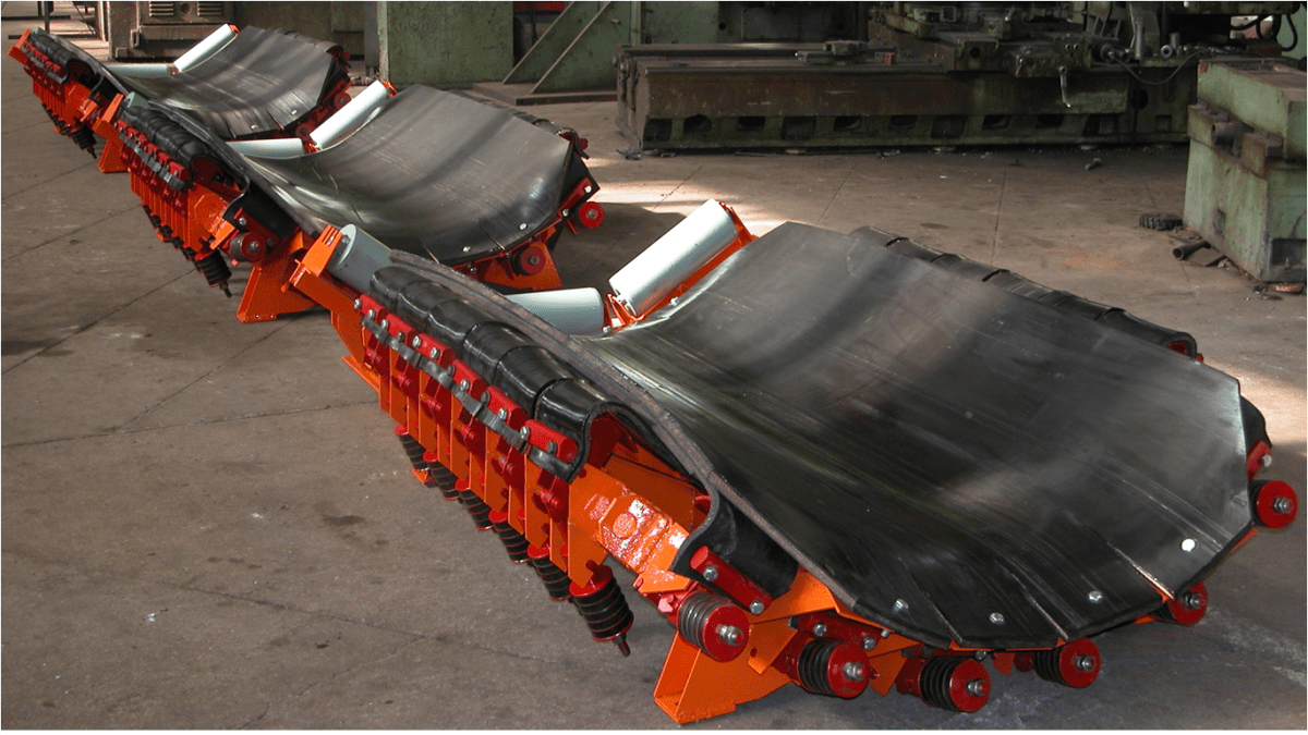 The cushioning device for the conveyor belt "Trampoline" ООО «ЕДНИСТЬ»