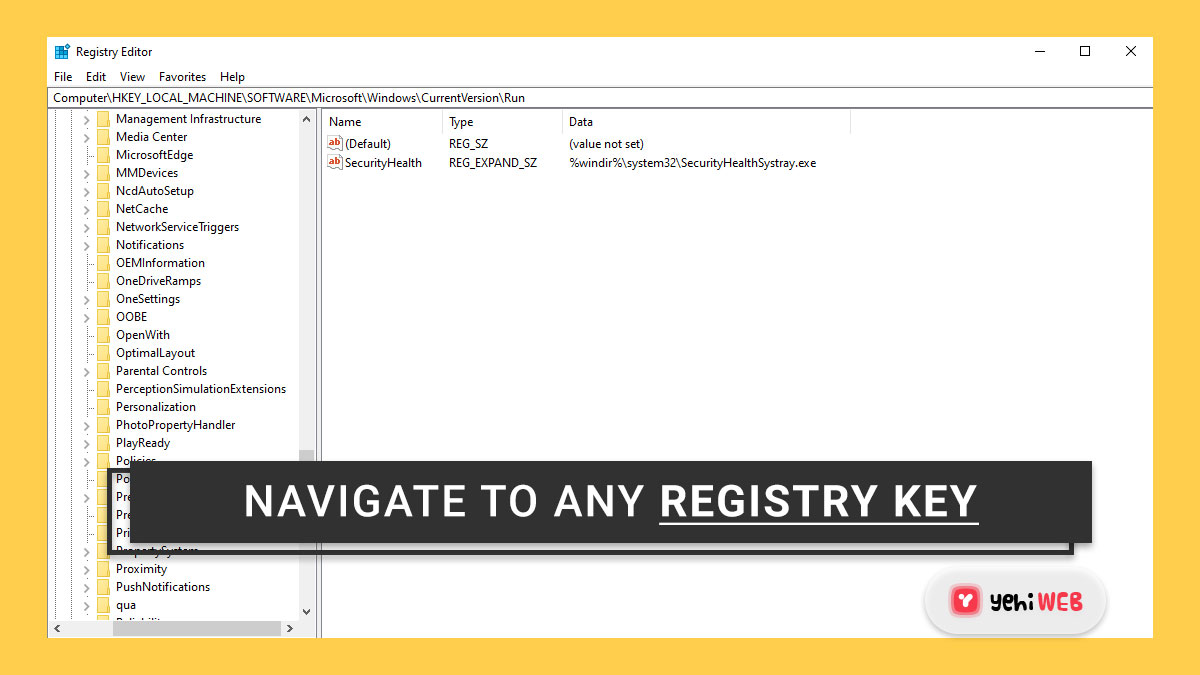 How To Use Registry Editor To Navigate To Any Registry Key With A
