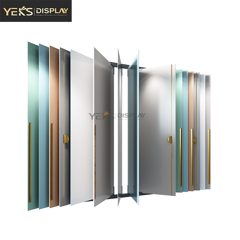 page turning Door Display Rack manufacturers Yeks