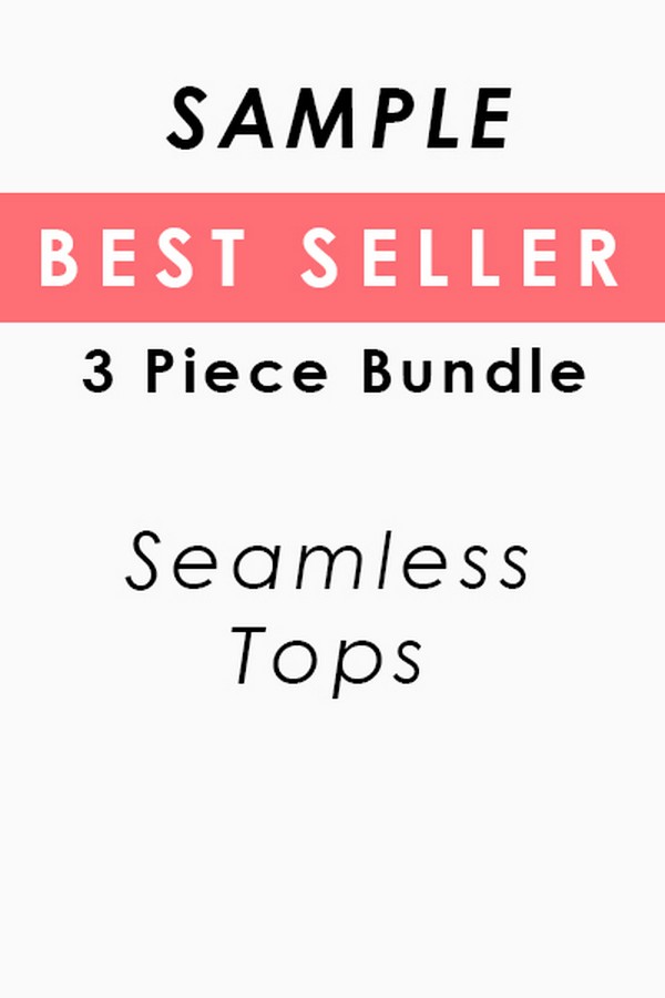 Best Sellers 3 Piece Sample Bundle Seamless Wholesale