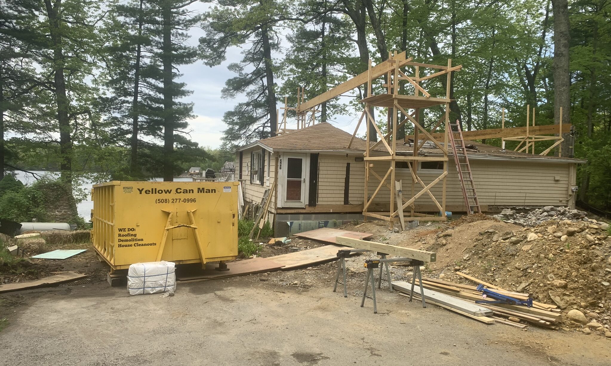 Natick MA Dumpster Rental Prices and Rates Yellow Can Man