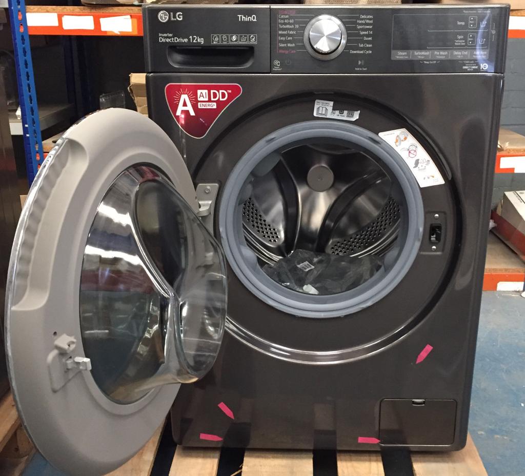 LG F4V1112BTSA 12kg 1400rpm Washing Machine (W204) Yellow Electronics