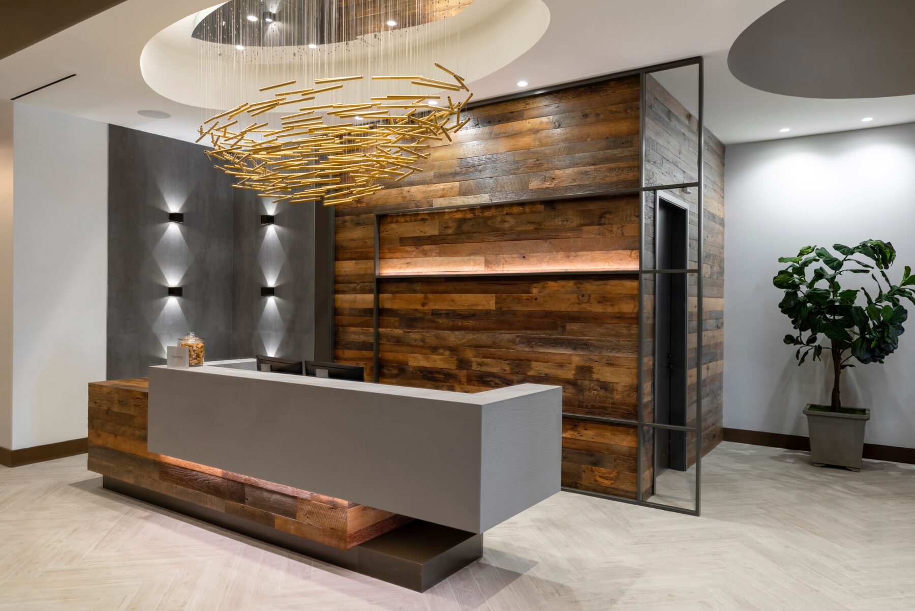 Yellow Goat Design Array at West Alex Apartments by Bozzuto