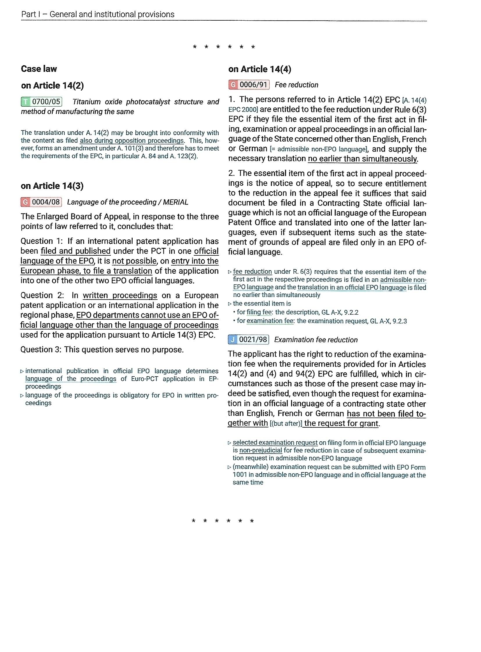 Study Materials Review EPC.App and PCT.App, the selfeditable